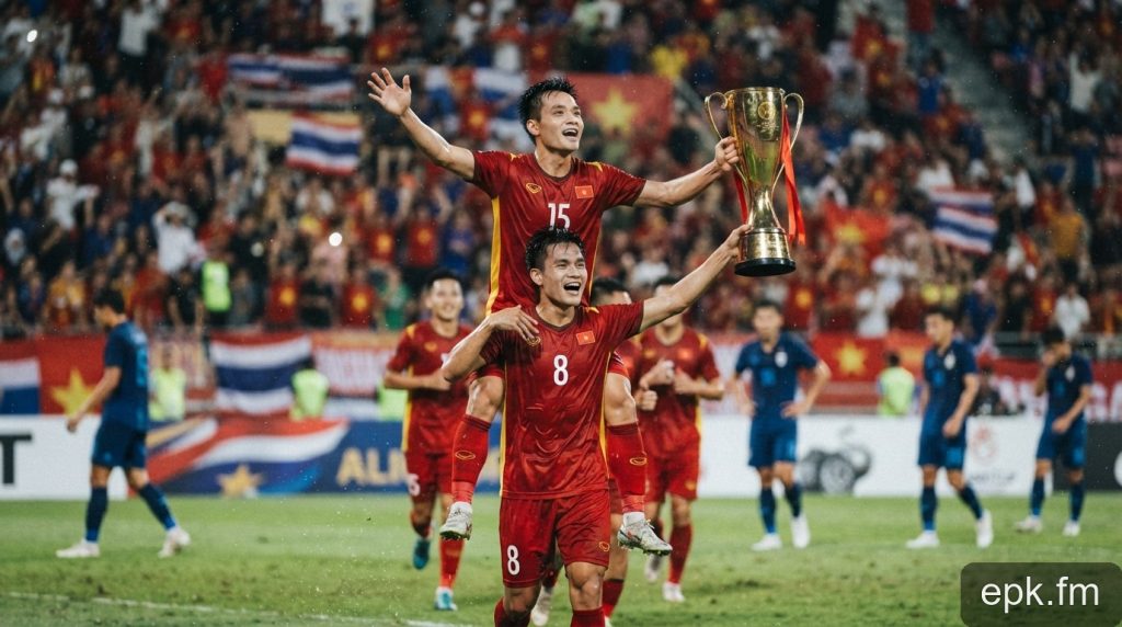 Việt Nam đặt một tay vào cúp vàng ASEAN Cup 2026 sau chiến thắng lịch sử tại Bangkok