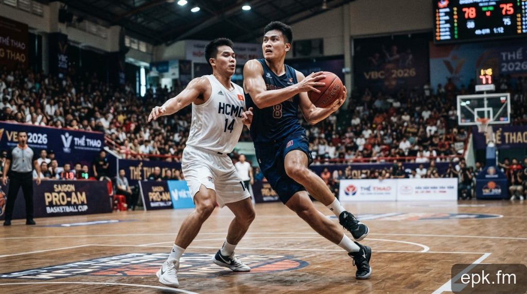 Saigon Pro-Am Basketball Cup 2026: Cuộc đua giành vé đến chung kết VBC 2026